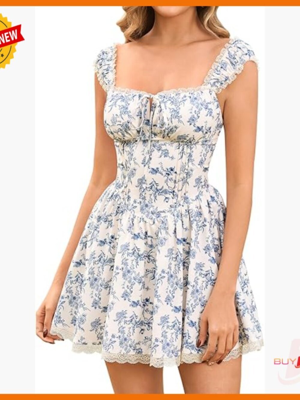Corset Lace Up Mini Dress A Line Sweetheart Neckline Formal Sundress